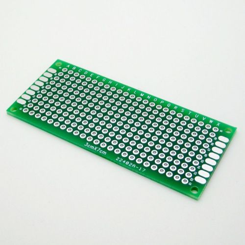 50pcs 3x7 cm Prototype Double-Side PCB 3 x 7 Panel Universal Board