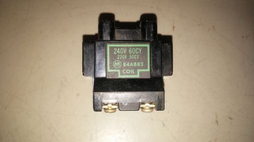ALLEN BRADLEY 84AB83 LIGHTLY USED IF ANY AT ALL 240V COIL SEE PICS #B46