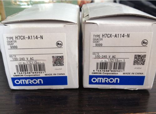 Omron Digital Counter H7CX-A114-N 100-240VAC New In Box