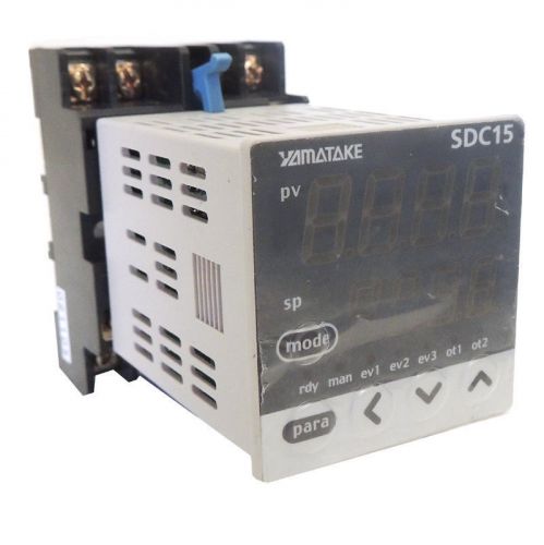 Yamatake Honeywell SDC15 Single Loop Controller 24V SC/DC &amp; Socket C15SVORD0100