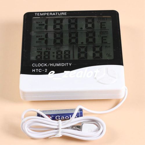 THC-2 Thermometer Thermohygrometer Dual Display with Probe