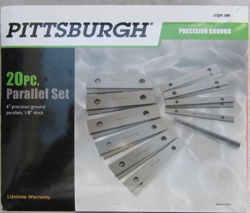 Parallel Set 20 piece Machinist Steel Precision Ground Jig Bar Pittsburgh 789