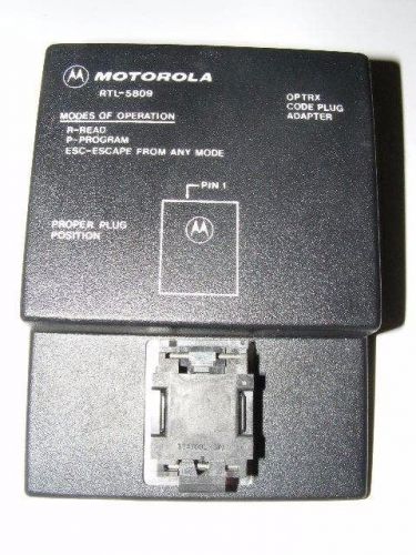 Motorola RTL5809A OPTRX CODE PLUG ADAPTER FOR R-1801 Suitcase Programmer