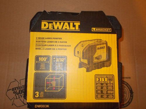 Dewalt 3 Beam Laser Pointer New in box.