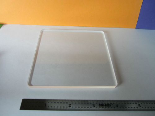 Optical large coherent glass plate chamfered corners nice laser optics bin#31-17 for sale