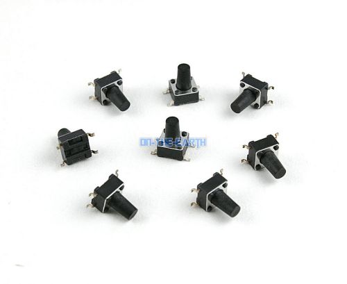 200 Pieces 6 x 6 x 9mm  4 Pin SMD Tact Tactile Push Button Switch Momentary