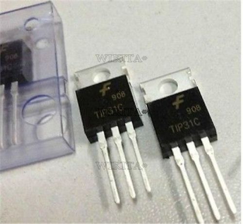 100pcs. tip31c tip31 transistor npn 100v 3a new