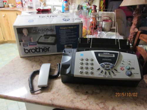 Never Used BROTHER FAX-575 PLAIN PAPER FAX PHONE COPIER &amp; MORE