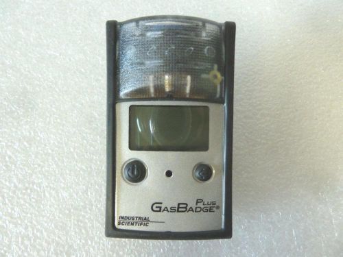 *as-is* industrial scientific gasbadge plus gb50 carbon monoxide gas monitor for sale