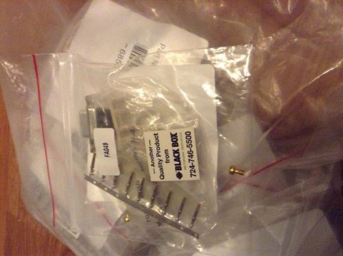 Black Box RS-232 Connector Kit serial connector FA049 LOT OF 20