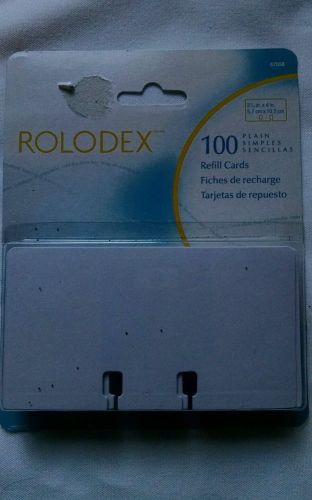Rolodex Cards 2 1/4 x 4 Inch Plain Refill 67558
