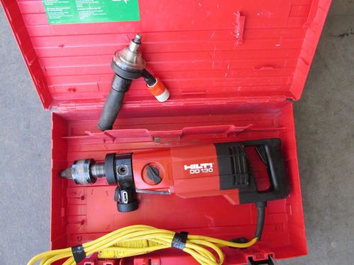Hilti dd-130  diamond  core drill wet/dry system hand held kit mint  (457) for sale