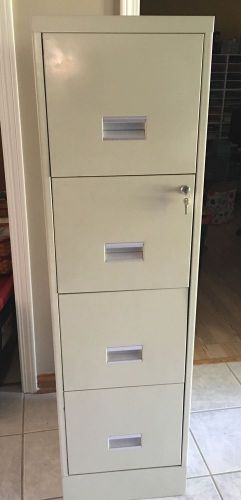 18&#034; Metal 4 Drawer Vertical Filing Cabinet With Keys And In Drawer Expansions