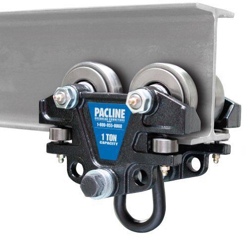 Pacline 09-012-00002  hand push beam trolley  1 ton capacity for sale