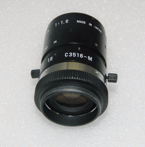 Pentax CCTV Lens C3516-M 35mm 1:1.6 machine vision