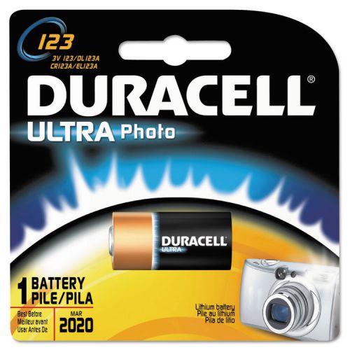 Duracell Ultra High Power Lithium Battery, 123, 3V, EA - DURDL123ABPK