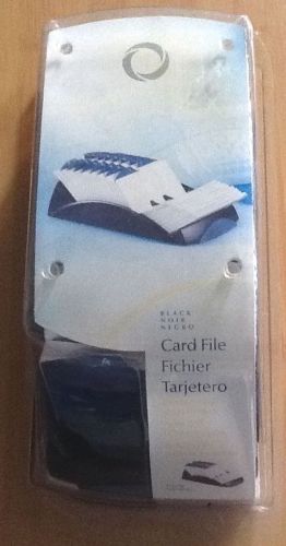 Rolodex 15356 Card Covered Tray File 500 2-1/4 x 4&#034; Cards &amp; 24 A-Z Guides