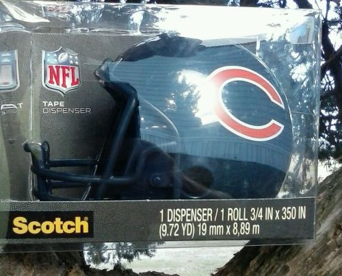 Chicago Bears 3M Scotch Dispenser with Magic Tape