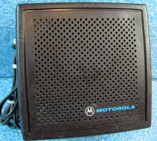 MOTOROLA HSN6001B SPEAKER FOR 2-WAY RADIO CAR/DESK/ETC INSTALL - USED w/GUARANT