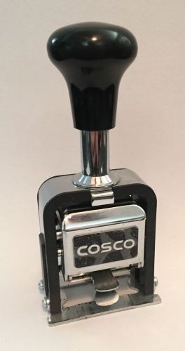 COSCO Heavy Duty Auto-Numbering Stamp Self Inking 6 Digit - Variable Repeating