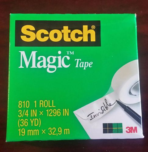 Scotch Magic Invisible Tape 3/4&#034; x 1296&#034; #810