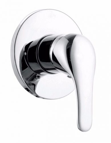 New ECT Mobi Single Lever Wall Shower Bath Mixer Plumbing Tap Chrome WT509B