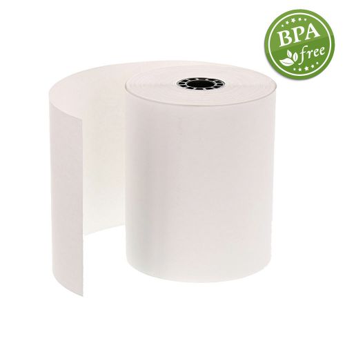 Royal 3-1/8&#034; x 200&#039; Thermal 1 Ply Register Rolls, Package of 30, RR7313