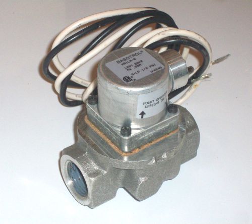Basotrol h91la-8 solenoid actuated gas valve 120 volt 3/4&#034; x 3/4&#034; baso for sale
