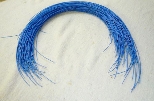 Wire Hookup Strip 24 AWG Tinned Copper (7/32) cut in 15&#034; (380mm) Blue (262pcs)