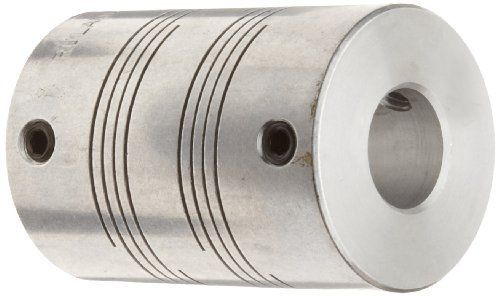 Ruland psmr25-8-6-a set screw beam coupling, polished aluminum, metric, 8mm bore for sale