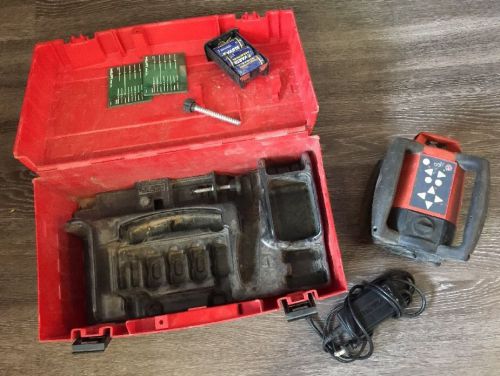 HILTI PR26 ROTATING LASER LEVEL KIT PR 26 * W/ Rechargeable Battery * IN CASE