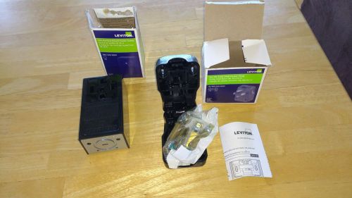 Leviton 30/50 Power plug 275-T and 30A Surface Mount Power Outlet 55054