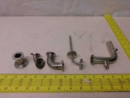 5 Piece Lot of High Vacuum NW/KF16 Fittings