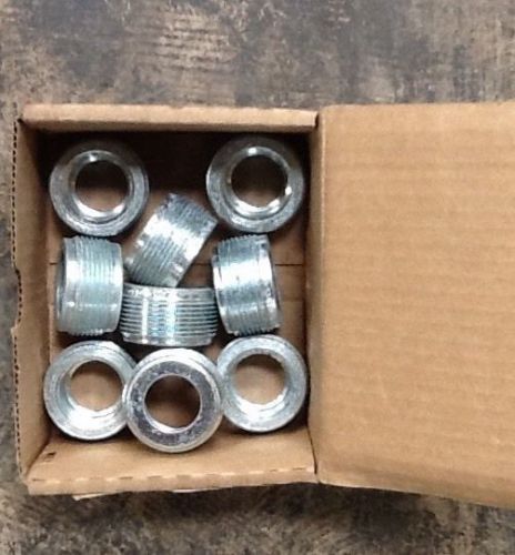 Conduit hub reducer 1 1/2&#034; to 1&#034; rigid conduit lot of 10 for sale