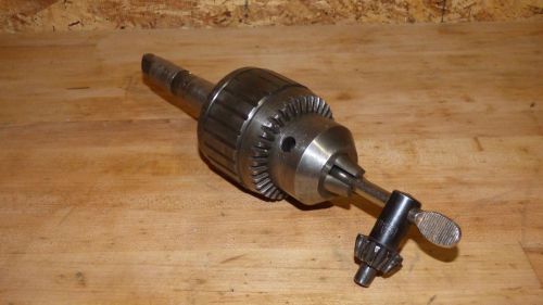 Jacobs 18n super ball bearing drill chuck 1/8 - 3/4&#034;  with no. 3 morse taper for sale