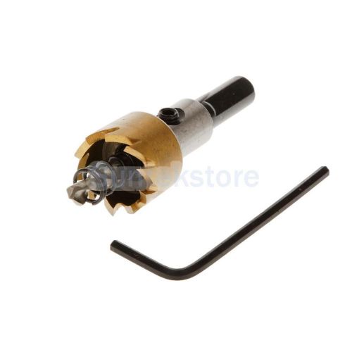 19.5mm Durable Stainless Steel Carbide Tipped HSS Hole Saw Drill Bit Cutter