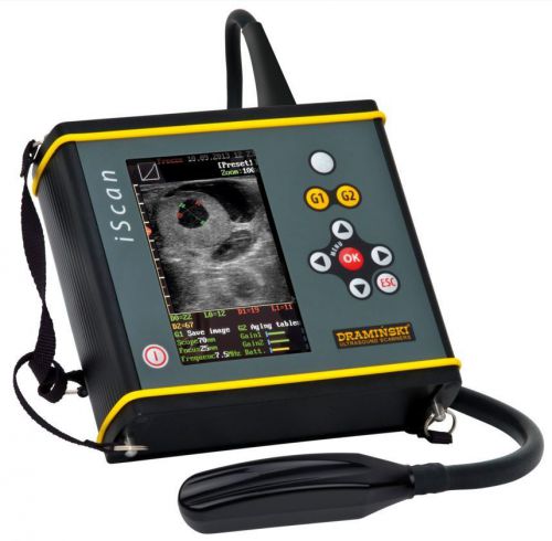Draminski iscan ultrasound for cows and horses (mares) with linear probe for sale