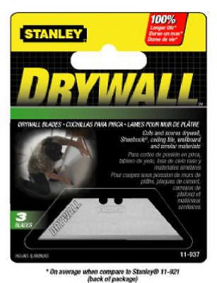 Stanley 11-937 asb heavy-duty drywall blade-3pk hd drywall blade for sale