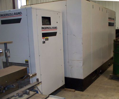 #9697: ingersol rand 125 hp rotary screw compressor for sale