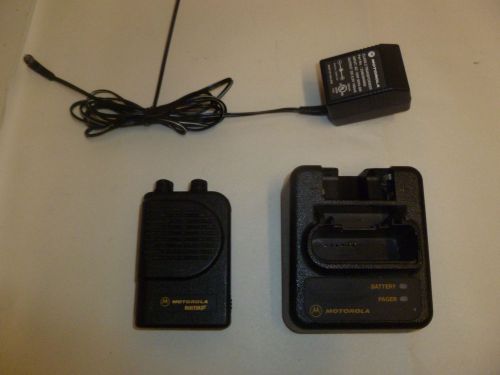 Working Motorola Minitor III 151-158.9 MHz VHF Fire EMS Pager with Charger