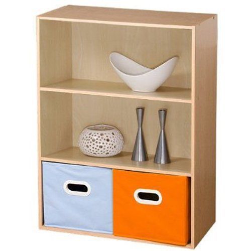 Furinno 3 Tier Organizer Cabinet Closet Bookcase Stylish Design Home Office Kit