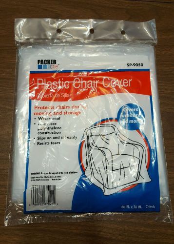Plastic chair covers 2pk by Packer One