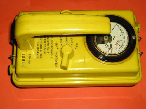 JORDAN ELECTRONICS Geiger Counter CDV-710 UNTESTED SOLD AS IS