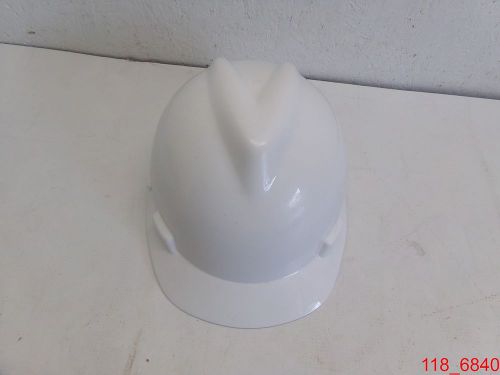 MSA V-Guard Cap Style Hard Hat  White