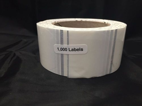 Clear Retail Package Seals 2&#034; Inch Round Circle Wafer Stickers Labels 1000 Roll