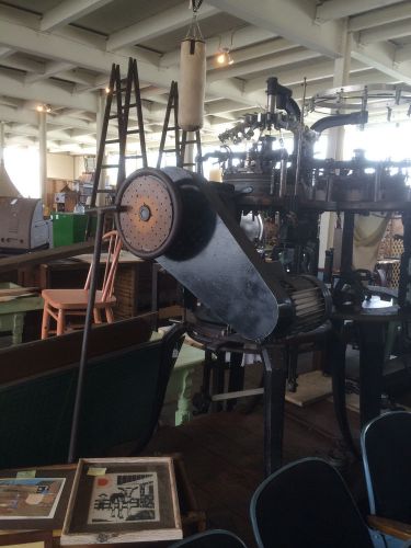 old WILDMAN MFG industrial circular knit piece goods loom -3 phase