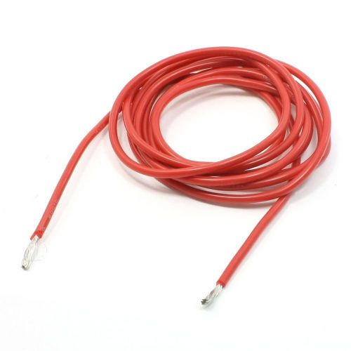 Uxcell spare part 14awg high temperature resistant red silicone wires 2m long for sale