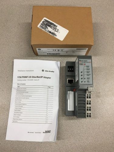 NEW IN BOX ALLEN-BRADLEY POINT I/O ETHERNET ADAPTER 1734-AENT SERIES B *READ*