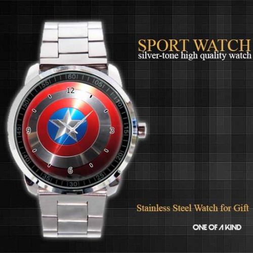 Captain America&#039;s Shield sport Metal Watch