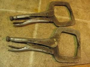 2 vise grip 11r locking c clamp welding tool peterson dewitt nb for sale